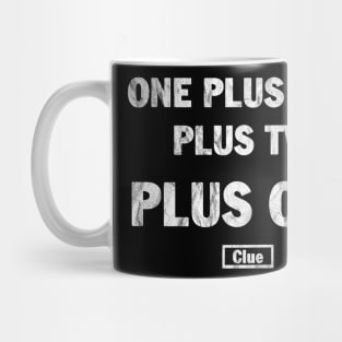 One Plus One Plus Two - Vintage Mug